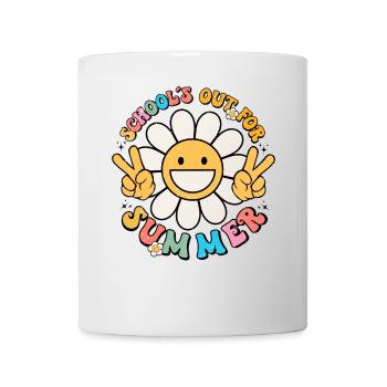 Retro Last Day of School's Out For Summer Teacher - Mug - white - Front