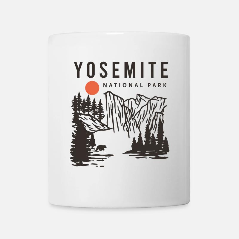 Parc national de Yosemite - Mug blanc - blanc