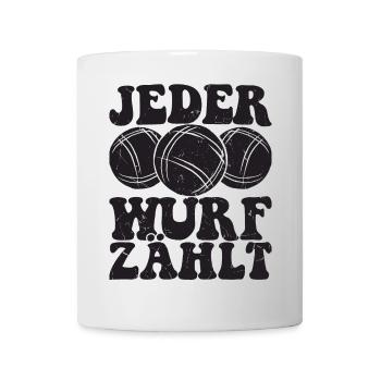 Boule Spruch Kugeln für Bouler Boccia Spiel - Tasse - Weiß - Vorne