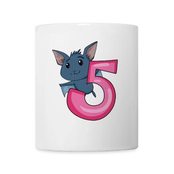 5 Birthday 5 years old with animal motif - five - Mug - white - Front