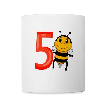5 Birthday 5 years old with animal motif - five - Mug - white - Front
