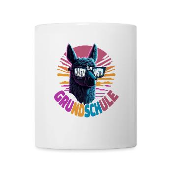 Lama Alpaka Hasta La Vista Einschulung 5.Klasse - Tasse - Weiß - Vorne