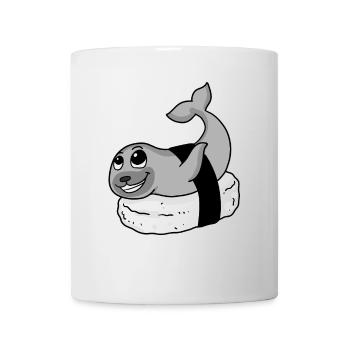 Sushi - Mug blanc - blanc - Devant