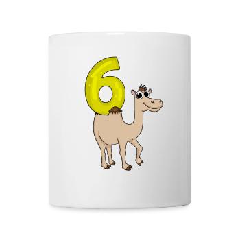 6 Birthday 6 years old with animal motif - six - Mug - white - Front