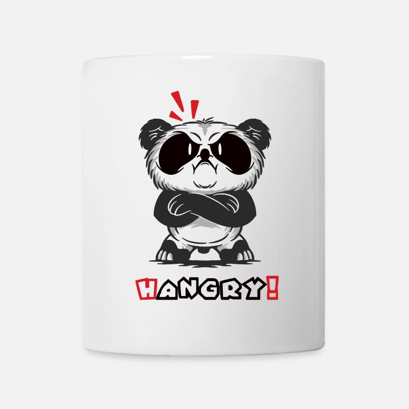 Hangry Panda - Tasse - Weiß