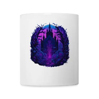 Château de Neon Roses Vaporwave - Mug blanc - blanc - Devant