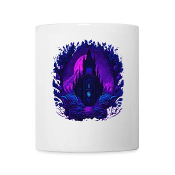 Château Neon Rosen à l’architecture gothique - Mug blanc - blanc - Devant