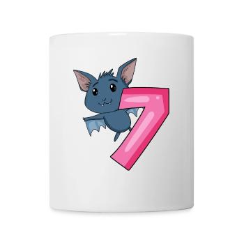 7 birthday 7 years old with animal motif - seven - Mug - white - Front
