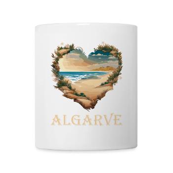 Algarve, Portugal. Heart Beach - Mug - white - Front