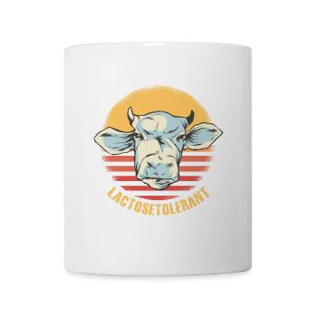 Fromage de crème glacée au lait tolérant au lactose - Mug blanc - blanc - Devant