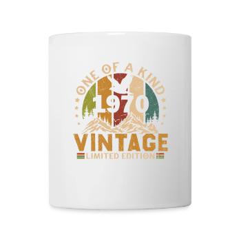 Vintage 1970 Cadeau D'anniversaire - Mug blanc - blanc - Devant