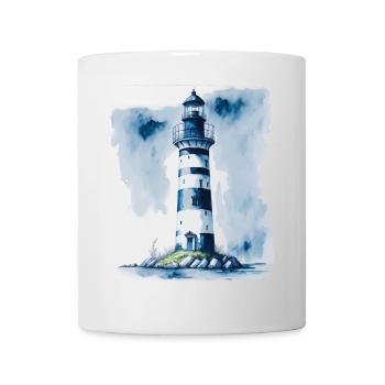 Leuchtturm - Tasse - Weiß - Vorne