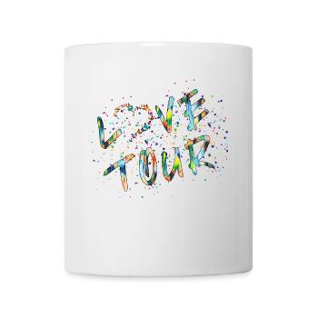 LOVE TOUR V1 - Mug blanc - blanc - Devant