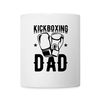 Papa kickboxeur - Mug blanc - blanc - Devant