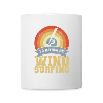 Vintage Windsurfer Zitat - Tasse - Weiß - Vorne