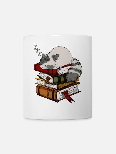 lecture, livres, étudier, lecteur - Mug blanc - blanc