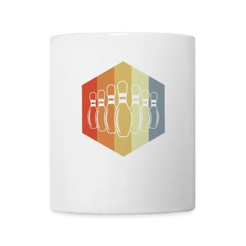 Quilles de bowling - Mug blanc - blanc - Devant