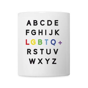 Pride Month LGBTQ - LGBTQ-Alphabet - Tasse - Weiß - Vorne