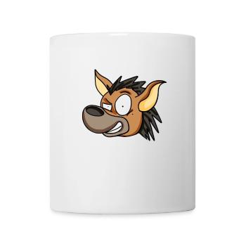 Hyäne - Tasse - Weiß - Vorne