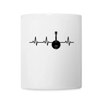Banjo Heart palpitations - Mug - white - Front