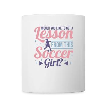 Footballeur - Mug blanc - blanc - Devant