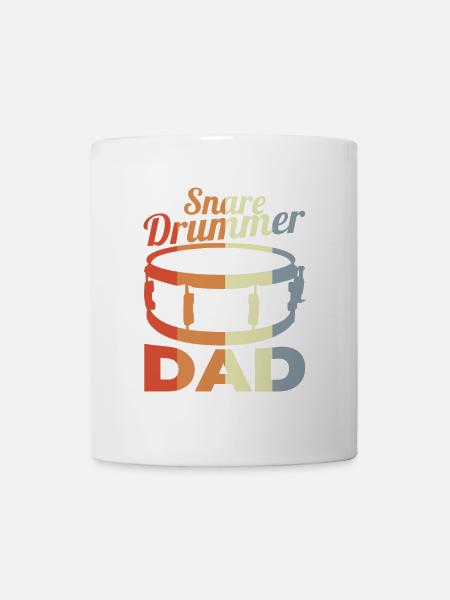 Trommler Papa - Tasse - Weiß