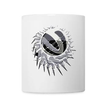 Volleyball Volleyballer Logo - Tasse - Weiß - Vorne