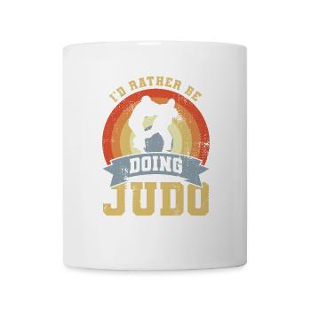 Vintage Judo Spruch - Tasse - Weiß - Vorne