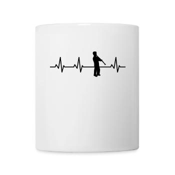 Klarinettist EKG - Tasse - Weiß - Vorne