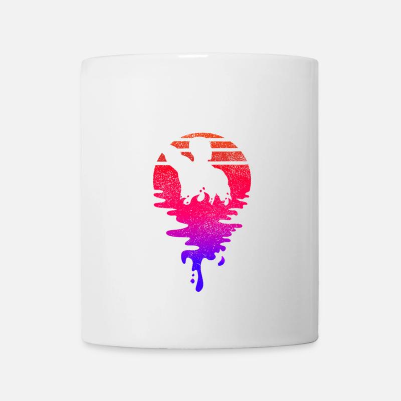 Wasserball Spieler Sunset - Tasse - Weiß