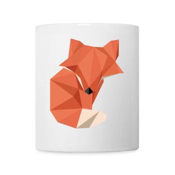 origami fox - Tasse - Weiß - Vorne