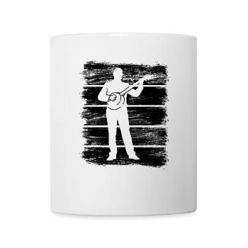 Joueur de banjo - Mug blanc - blanc - Devant