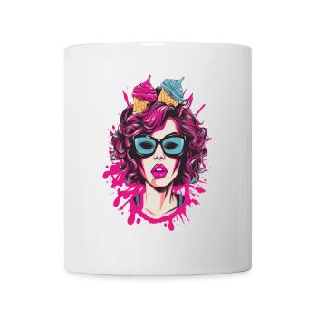 Vibrant Pop Art Comics Sister - Mug blanc - blanc - Devant