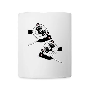 Niedliche Pandas - Tasse - Weiß - Vorne