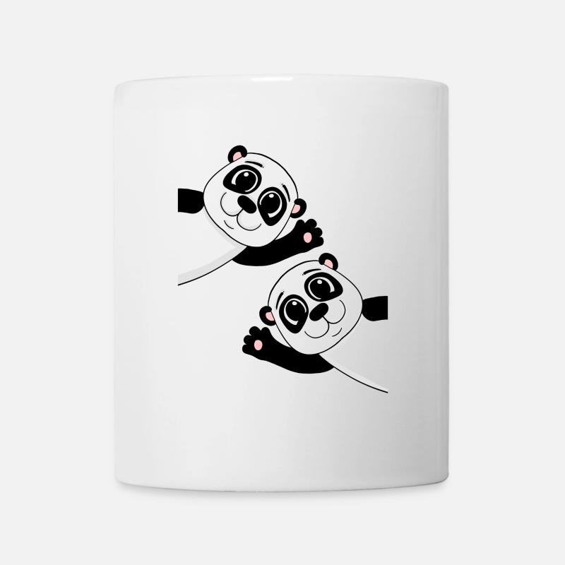 Niedliche Pandas - Tasse - Weiß