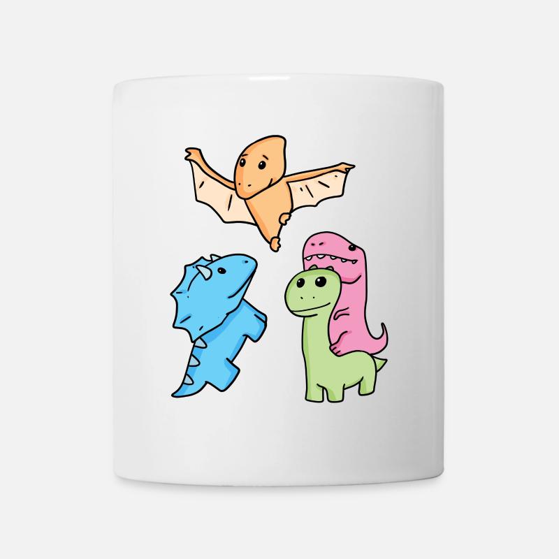 Dinosaurier - Tasse - Weiß