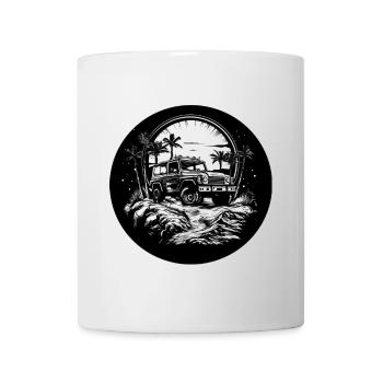 Ab ins Gemüse weiß - Tasse - Weiß - Vorne