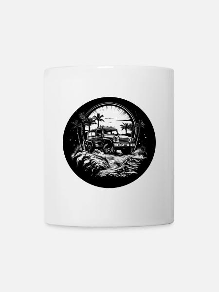 Ab ins Gemüse weiß - Tasse - Weiß