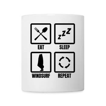 Windsurfer Routine - Mug - white - Front