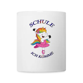 Schule ich komme 1 - Tasse - Weiß - Vorne