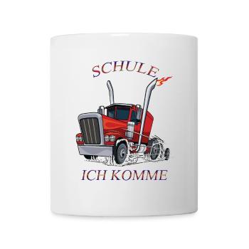 Schule ich komme 2 - Tasse - Weiß - Vorne