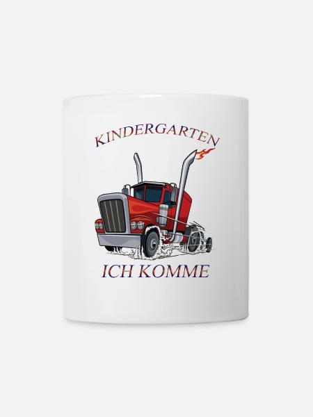 Kindergarten ich komme 2 - Tasse - Weiß