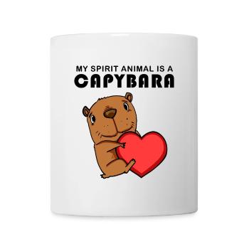 Capybara Wasserschwein - Mug blanc - blanc - Devant