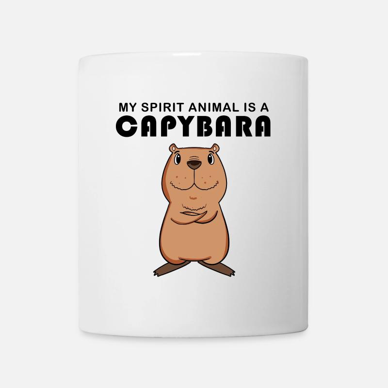 Capybara capybara gave - Kopp - hvit