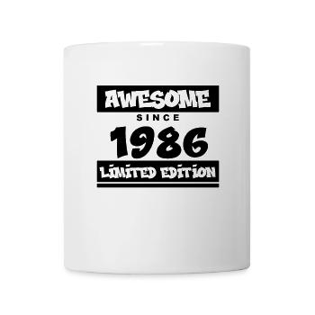 1986 - Jahrgang 1986 - Fantastisch seit 1986 - Tasse - Weiß - Vorne