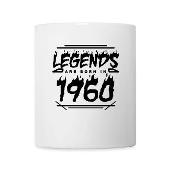 1960 - Jahrgang 1960 - Baujahr 1960 - Tasse - Weiß - Vorne