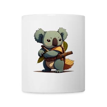 Koala as samurai - Mug - white - Front
