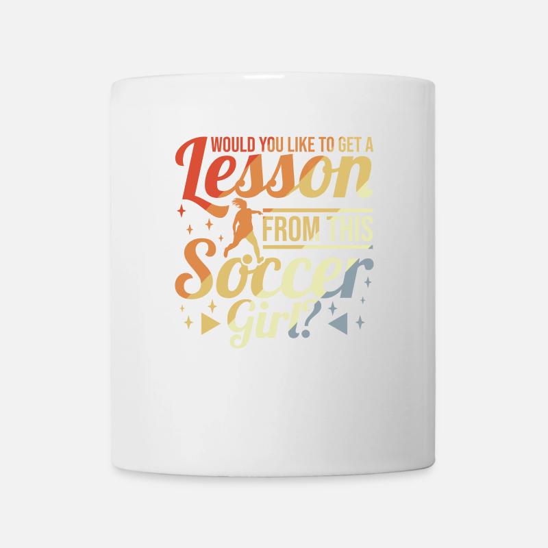 Girls' Soccer - Mug - white