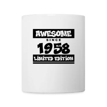 1958 - Jahrgang 1958 - Fantastisch seit 1958 - Tasse - Weiß - Vorne