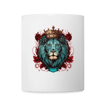Lion majestueux - Mug blanc - blanc - Devant